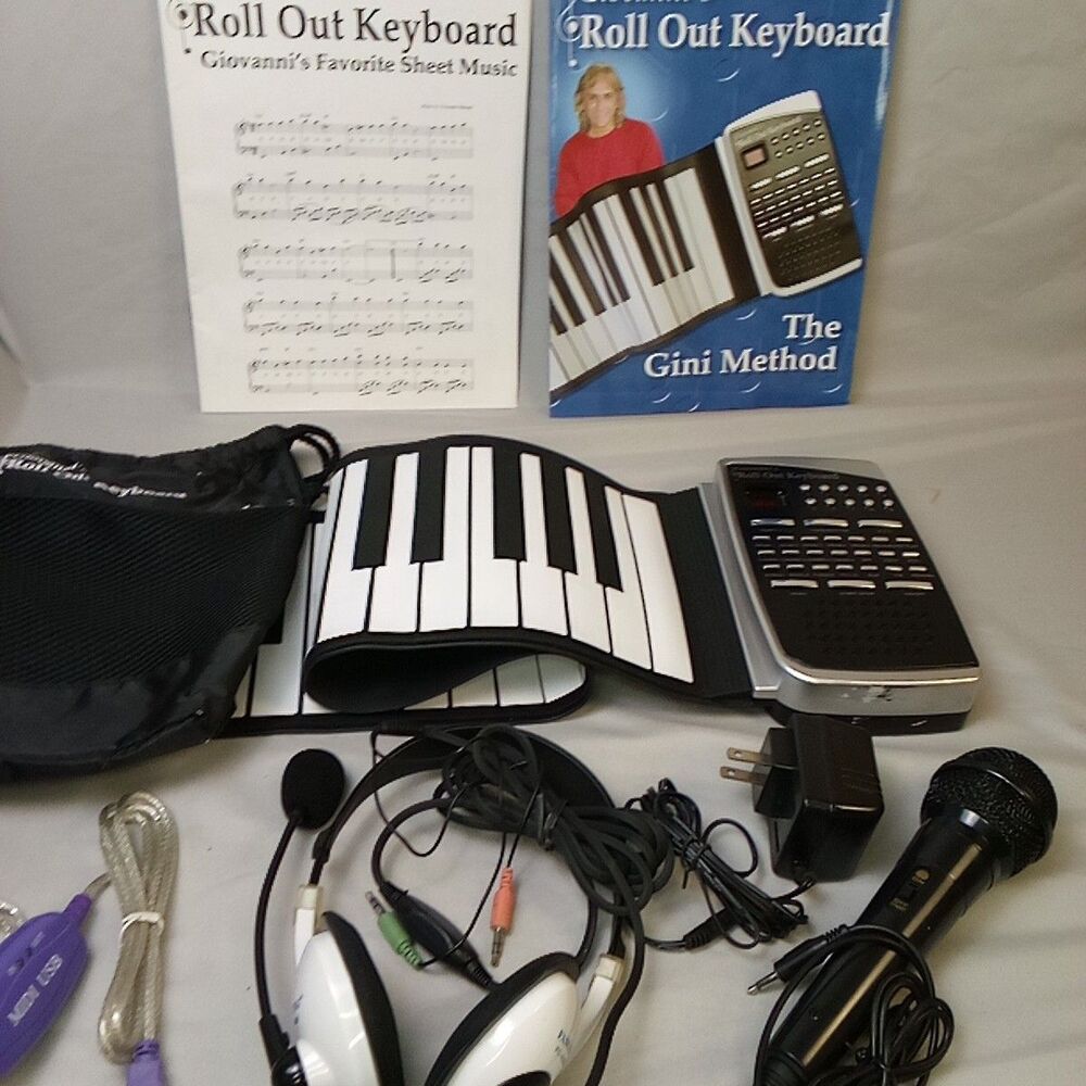 Giovannis Roll Out Piano Keyboard 49 Keys Tested Working Musical Instrument